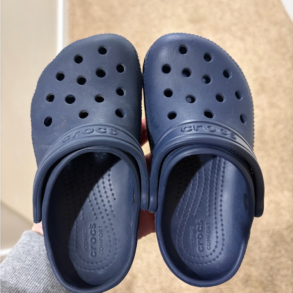 CROCS Kids Dark Blue Clogs